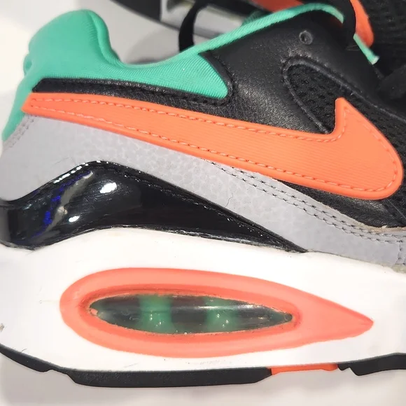 Nike Air Max St Trainers Black, Hot Lava, Mint Green Athletic Women's  7 EUC! - Picture 11 of 15
